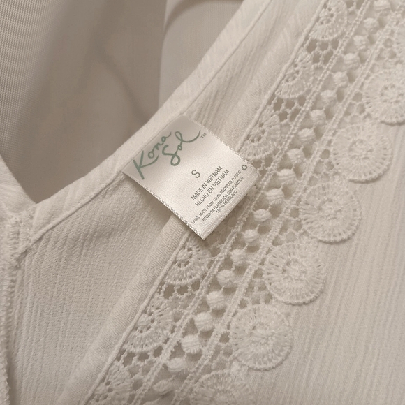 KONA SOL Embroidered & Embellished Beach Swim Cover-Up 🌺 - Picture 4 of 6